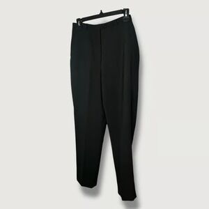 Larry Levine Petite Suits Vintage Black Dress Pants Size 8P